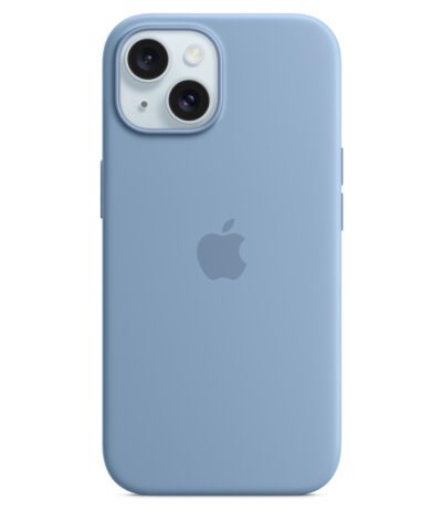Apple iPhone 15 Plus Silicone Case with MagSafe - Winter Blue