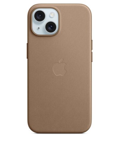 Apple iPhone 15 FineWoven Case with MagSafe - Taupe