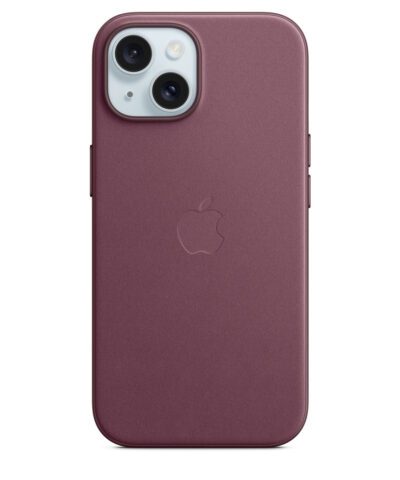 Apple iPhone 15 FineWoven Case with MagSafe - Mulberry
