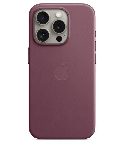 Apple iPhone 15 Pro FineWoven Case with MagSafe - Mulberry