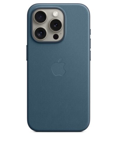 Apple iPhone 15 Pro FineWoven Case with MagSafe - Pacific Blue