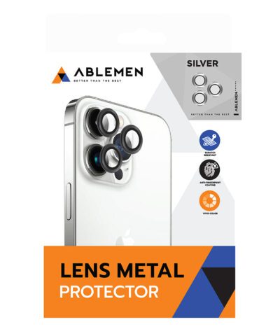 Ablemen Lens Metal Protector iphone 14P/14PMAX - Silver