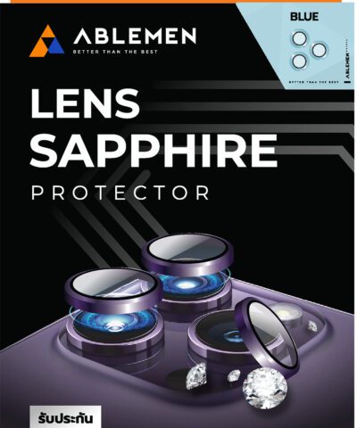 Ablemen Lens Sapphire Apple iPhone 15P/15PMAX Blue