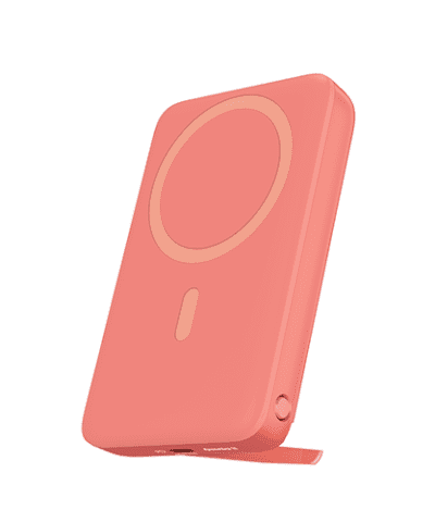AUKEY PB-MS02 Coral  MagLynk 10000mAh 30W Magnetic Wireless Charging Power Bank - Coral