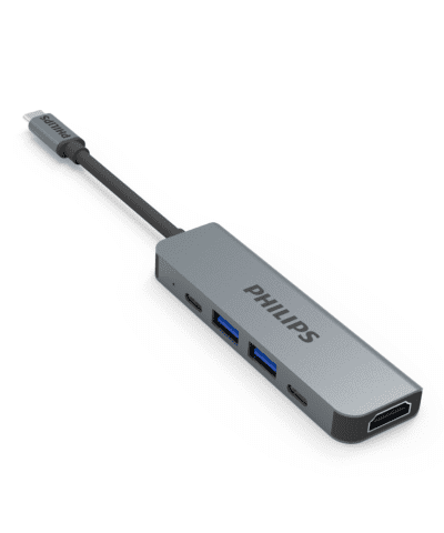 Philips 5in1 Hub C to HDMI - Silver