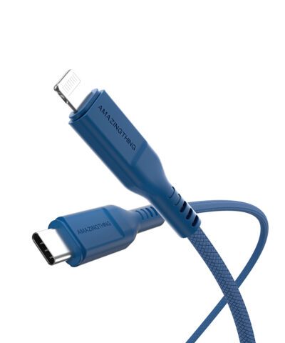 AMAZINGthing Lightning to USB-C Cable Thunder Pro 1.1M-Blue