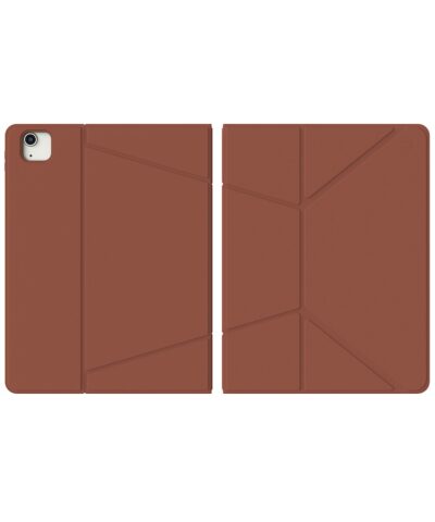 JcPal สลิมเฟล็ก เคสฝาพับ พร้อมช่องเก็บปากกา สีน้ำตาล/เทา เคสไอแพดแอร์ 11" M2/M3