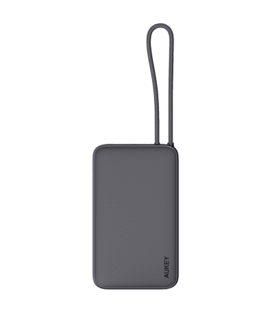 AUKEY PB-Y53 Spark Sling 10000 Lite 15W Power Bank with Built-in USB-C Cable
