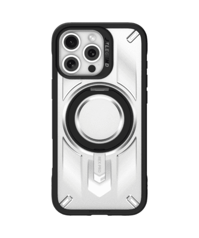 JTLEGEND iPhone 16 Pro Max Rex Pro Mag roatated stand shockproof case - Black