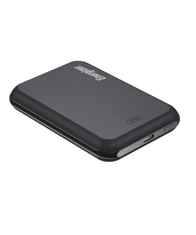 Alternative view of Energizer Power Bank 5,000 mAh (15W) with Magnetic Wireless Charging (15W) Function QM5000- Black