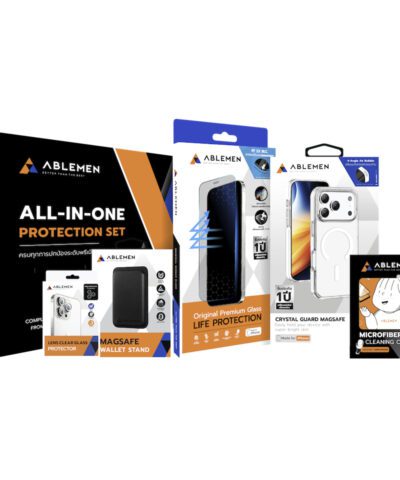 ฟิลม์ Ablemen Box FF 2X BLC With Case iPhone 17 Pro