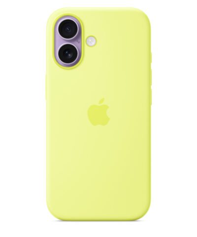 เคสซิลิโคน Apple iPhone 17 Silicone Case with MagSafe - Neon Yellow