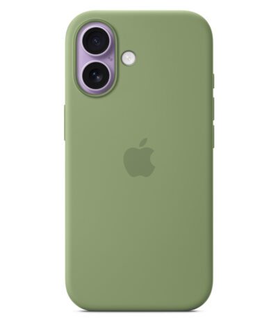 เคสซิลิโคน Apple iPhone 17 Silicone Case with MagSafe - Light Moss
