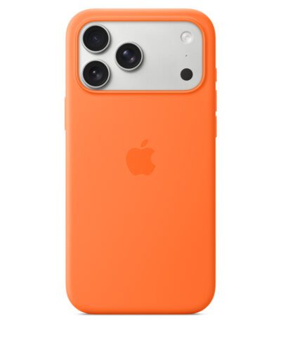 Alternative view of เคสซิลิโคน Apple iPhone 17 Pro Max Silicone Case with MagSafe – Orange