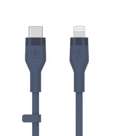 Belkin BOOSTCHARGE™ DuraSoft Silicone Charge USB-C to Lightning Cable * 1 Meter - Blue