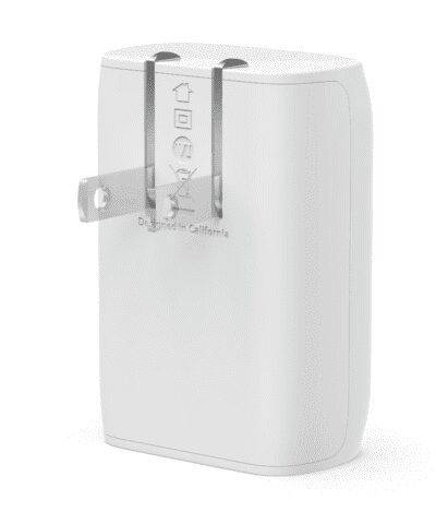 Alternative view of Belkin USB-C PD and PPS 1 Port 30W 9V/2.77 Wall Charger - White