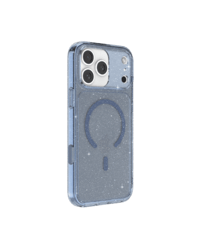 เคส JTLEGEND Casing for iPhone 17 Pro Max (6.9 inch) Glitter Hybrid Cushion Mag Case-G (Camera Contraol Button)- Crystal Blue