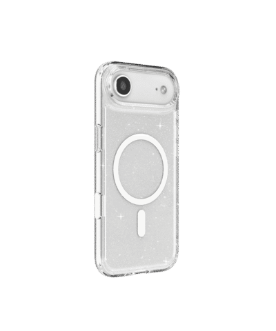 เคส JTLEGEND Casing for iPhone 17 Air (6.6 inch) Glitter Hybrid Cushion Mag Case-G (Camera Control Button)- Crystal Clear