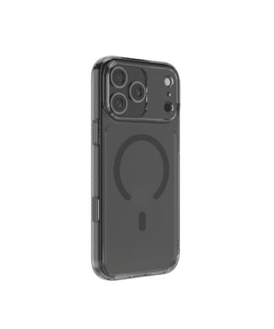 เคส JTLEGEND Casing for iPhone 17 Pro (6.3 inch) Hybrid Cushion Mag Case-G (Camera Control Button)- Crystal Clear with Crystal Black