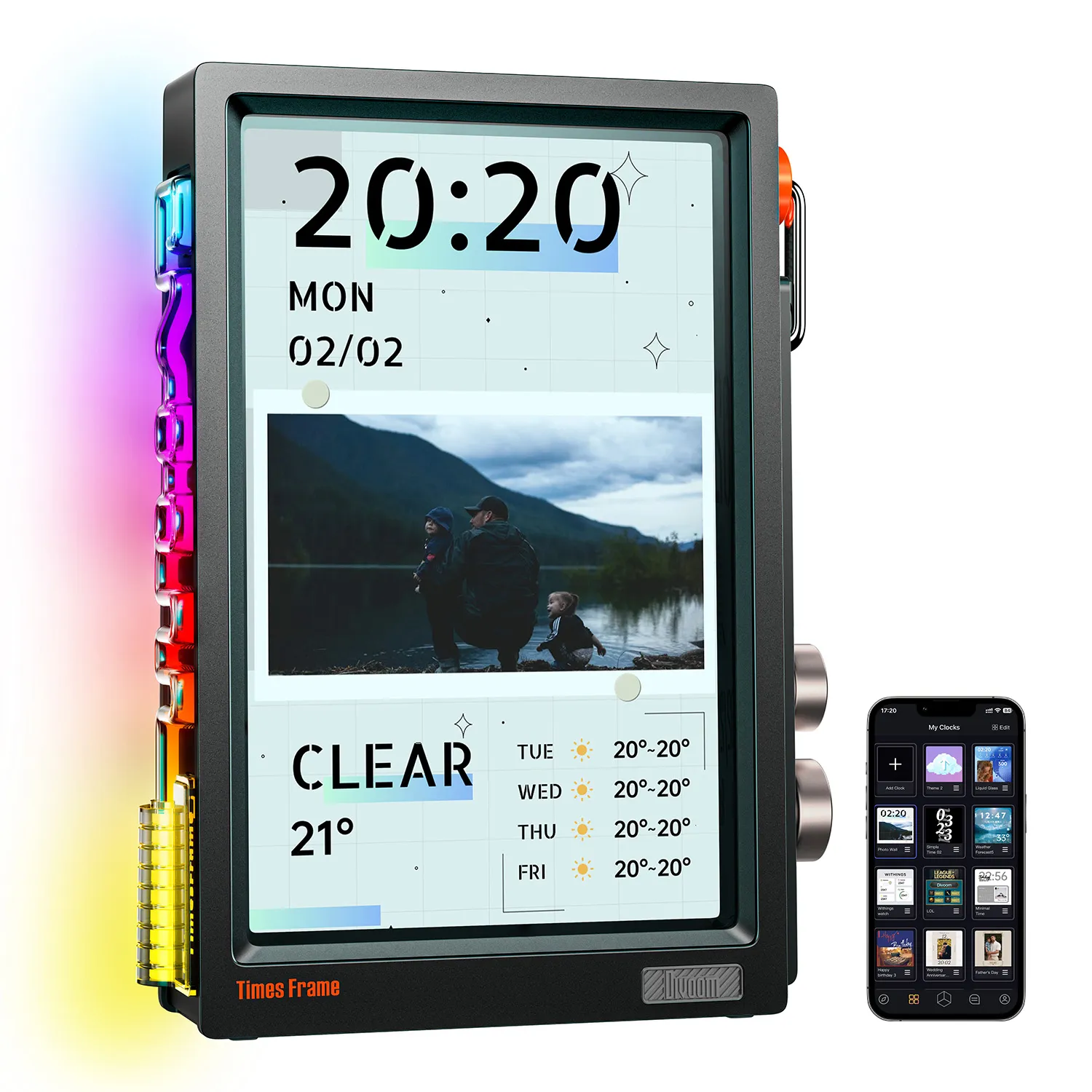Divoom Times Frame – Black