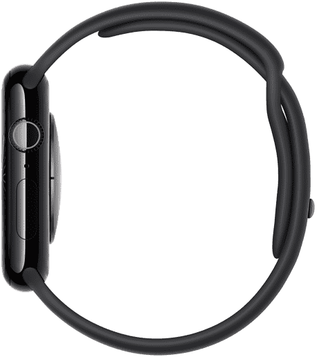 Apple Watch Series 10 หันด้านขวาเพื่อแสดงให้เห็นความบาง