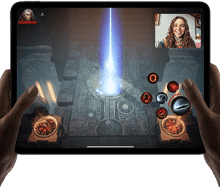 iPad Pro แสดงการเล่นเกมประสิทธิภาพสูงใน SharePlay