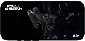 ฉากของ The Red Moon: Episode 1 จากซีรีส์เรื่อง For All Mankind บน Apple TV+ แสดงอยู่บน iPhone 16 Pro