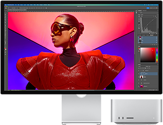 ภาพยนตร์เรื่องหนึ่งที่กำลังตัดต่อโดยใช้ Mac Studio และ Studio Display